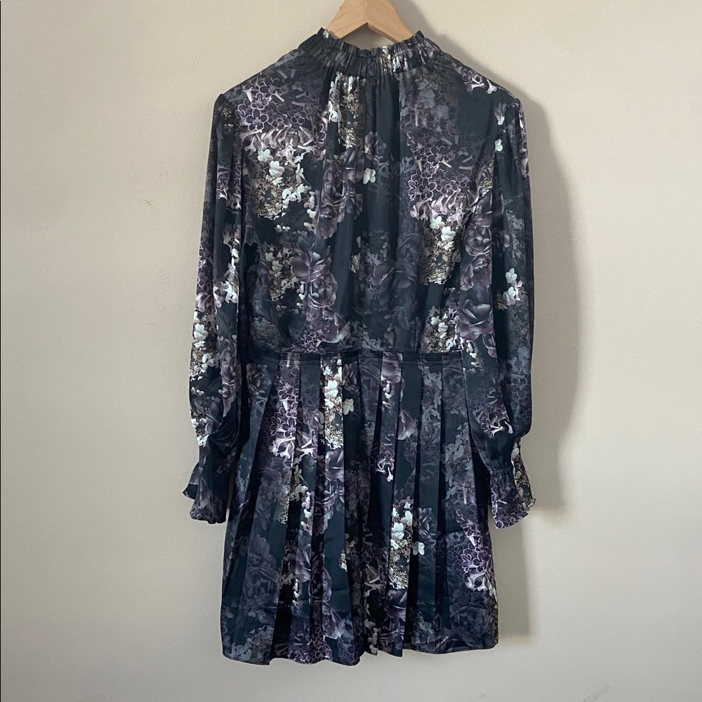 ALLSAINTS Zoey Margeaux Floral Mini Dress Size 6 - Picture 7 of 11